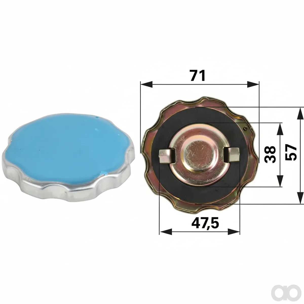 Prillinger - 00436839 - Tankdeckel Metall, Anstelle von