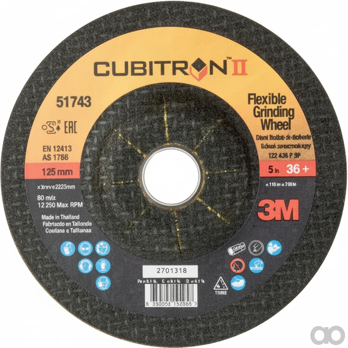 Prillinger - 00449135 - Schleifscheibe AD 125 X S 3 mm