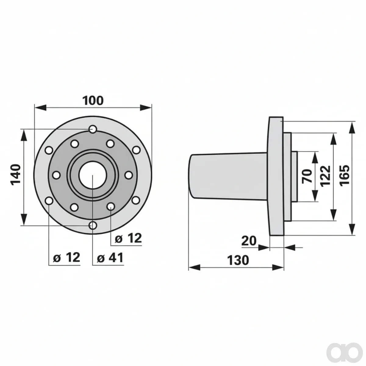 Prillinger - 00453550 - Kreiselnabe Anstelle Von Kuhn