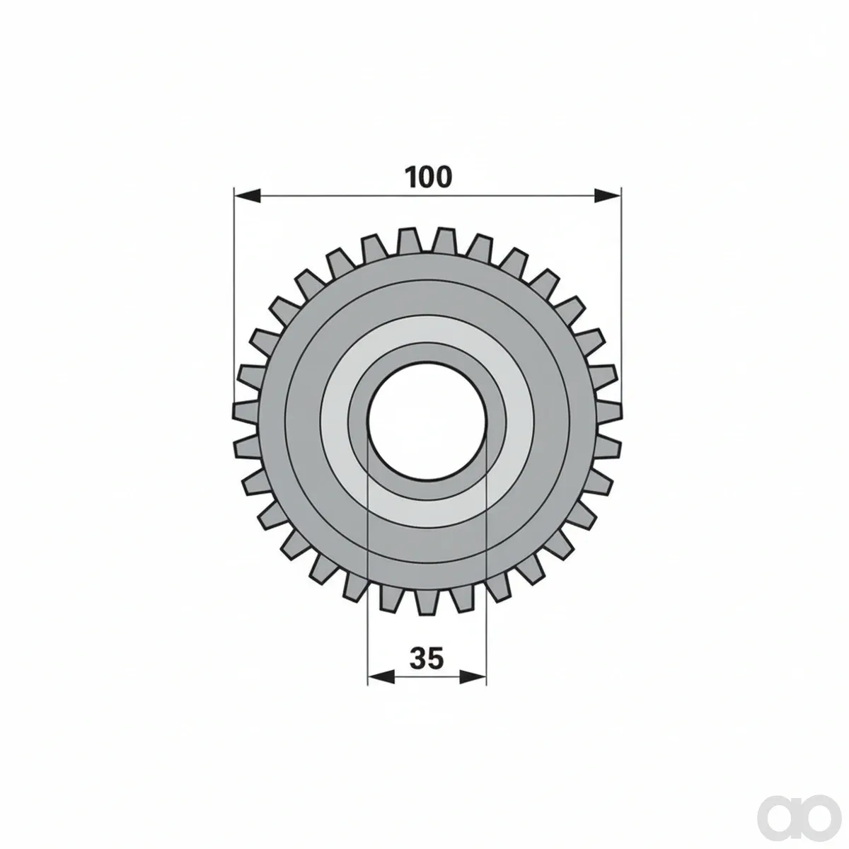 Prillinger - 00459201 - Zwischenrad mit Lager, Anstelle Von