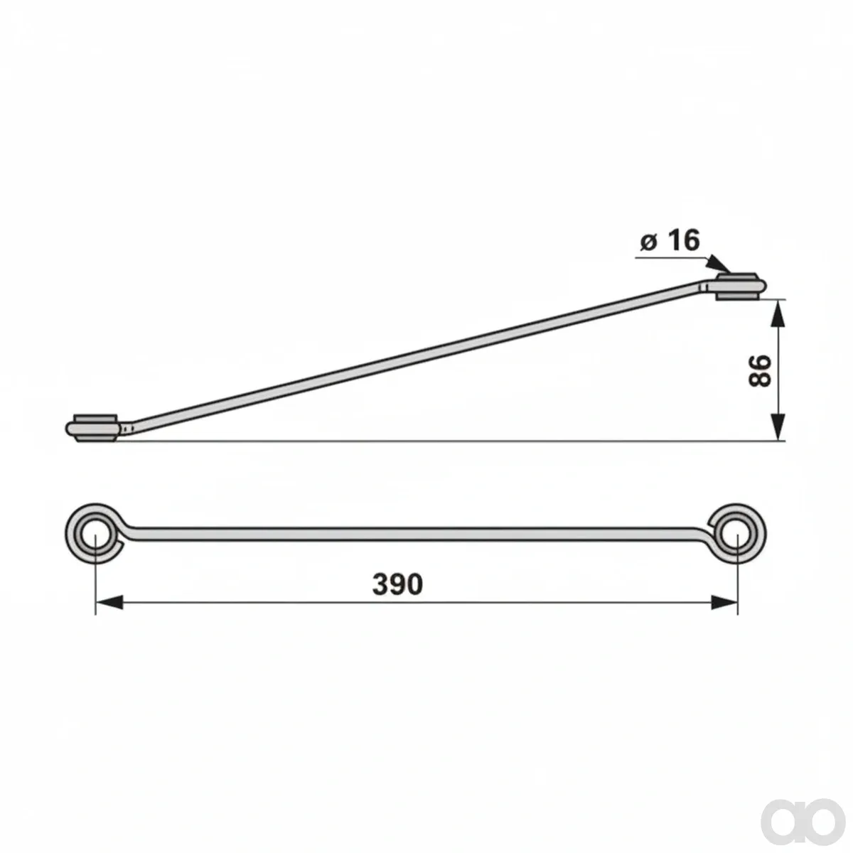 Prillinger - 00465024 - Anlenkstange Anstelle Von Refo