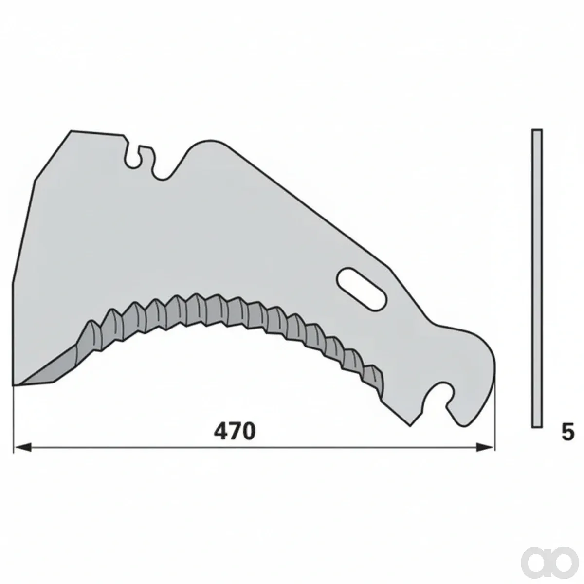 Prillinger - 00470573 - Ladewagenmesser Rotant Anstell
