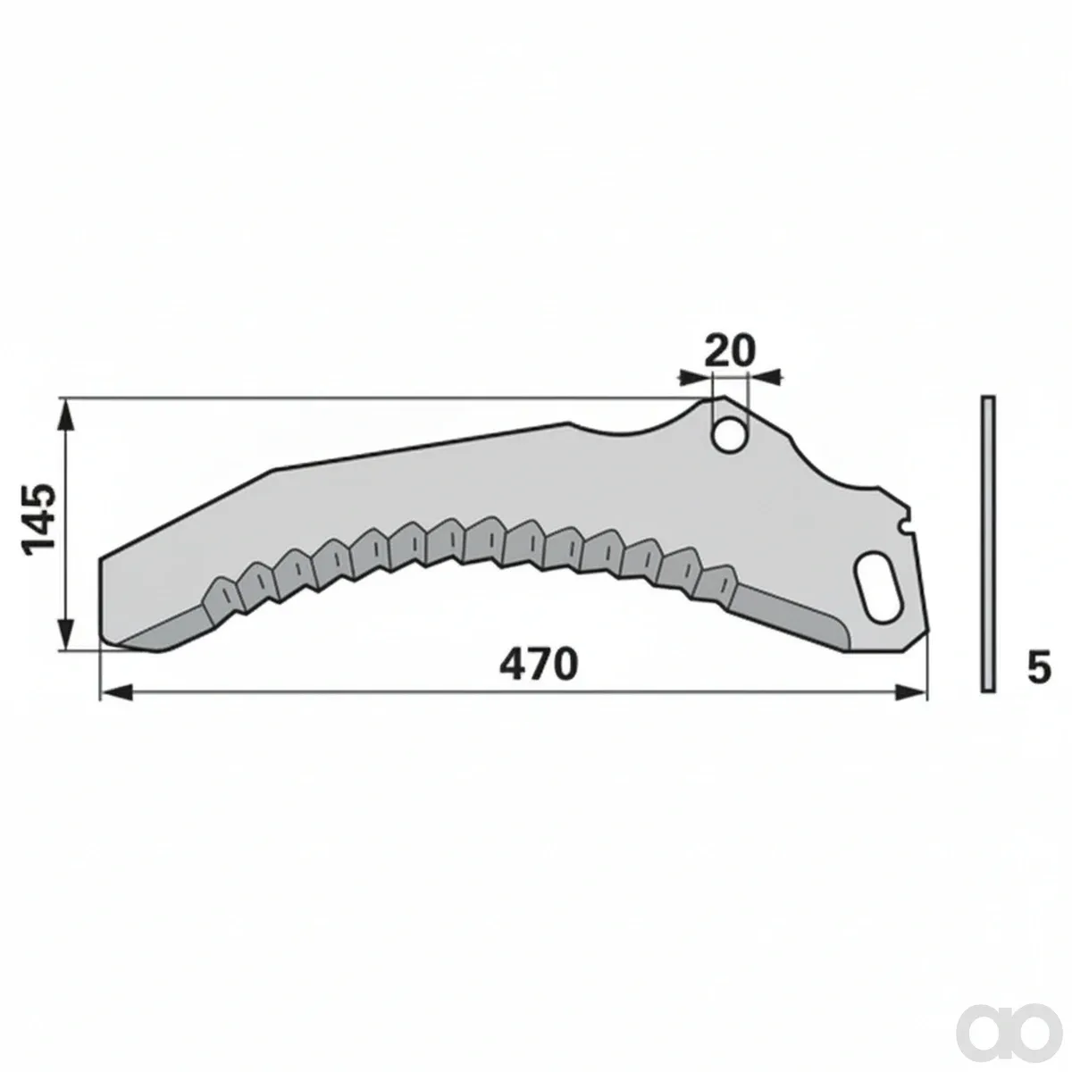 Prillinger - 00470603 - Ladewagenmesser Anstelle Von P