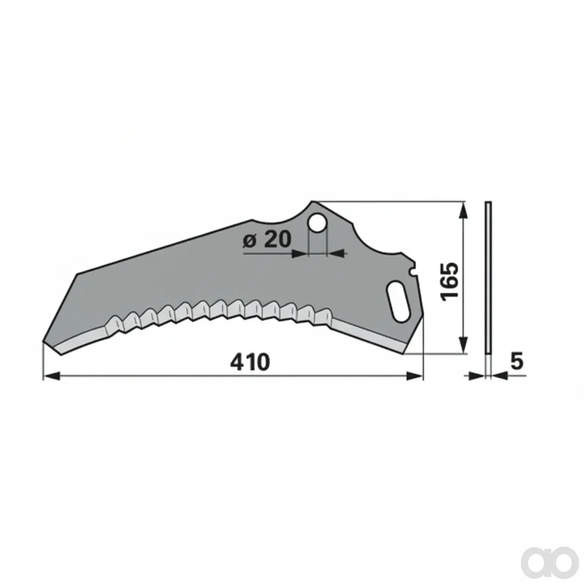 Prillinger - 00470605 - Ladewagenmesser Anstelle Von P