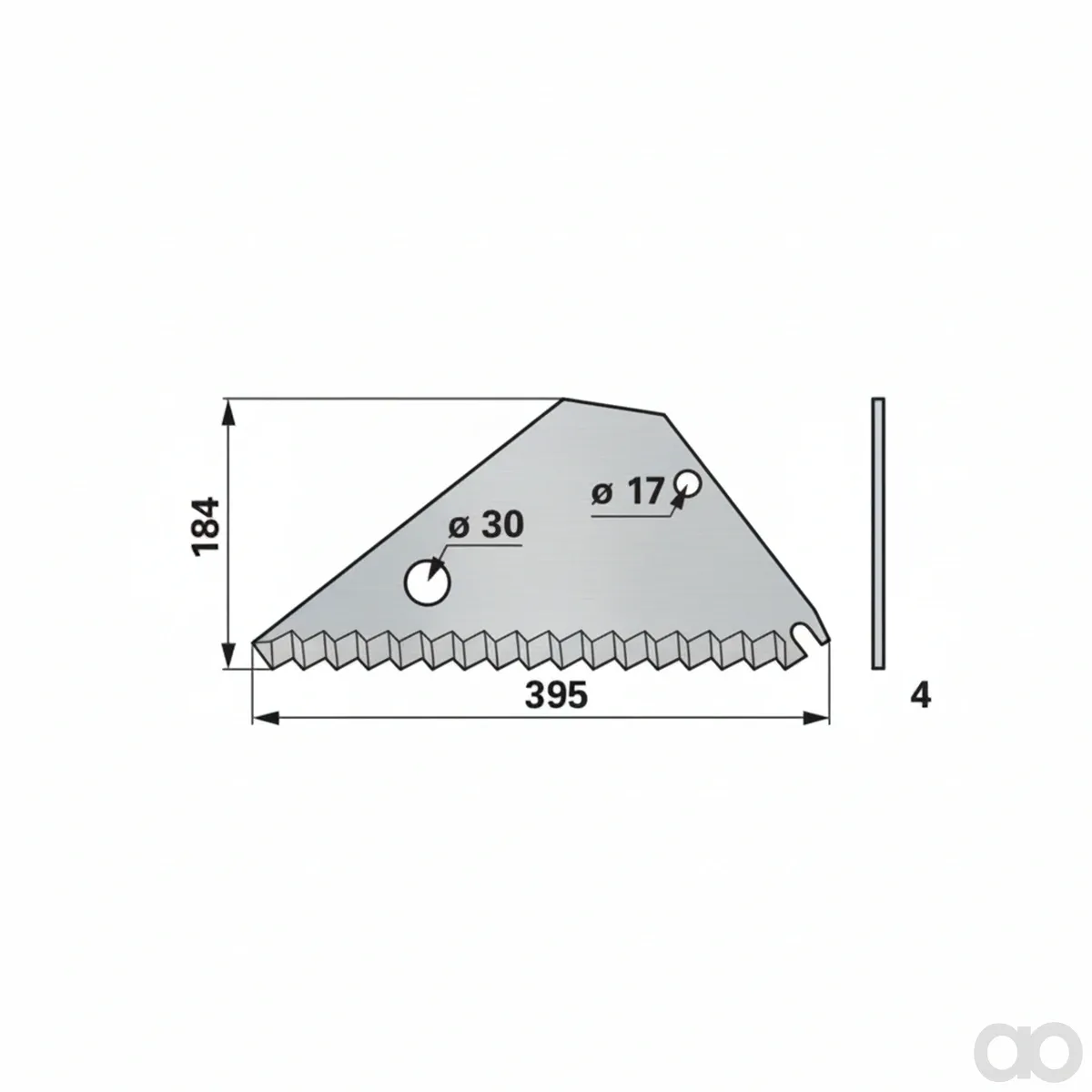 Prillinger - 00470612 - Ladewagenmesser Anstelle Von P