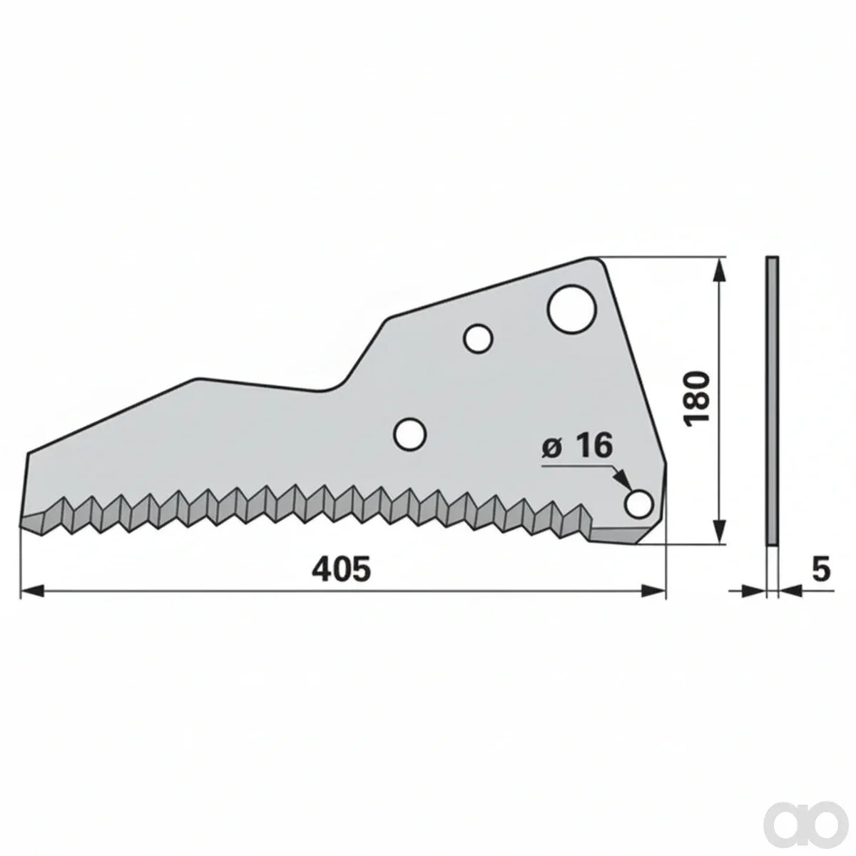 Prillinger - 00470627 - Ladewagenmesser Anstelle Von P