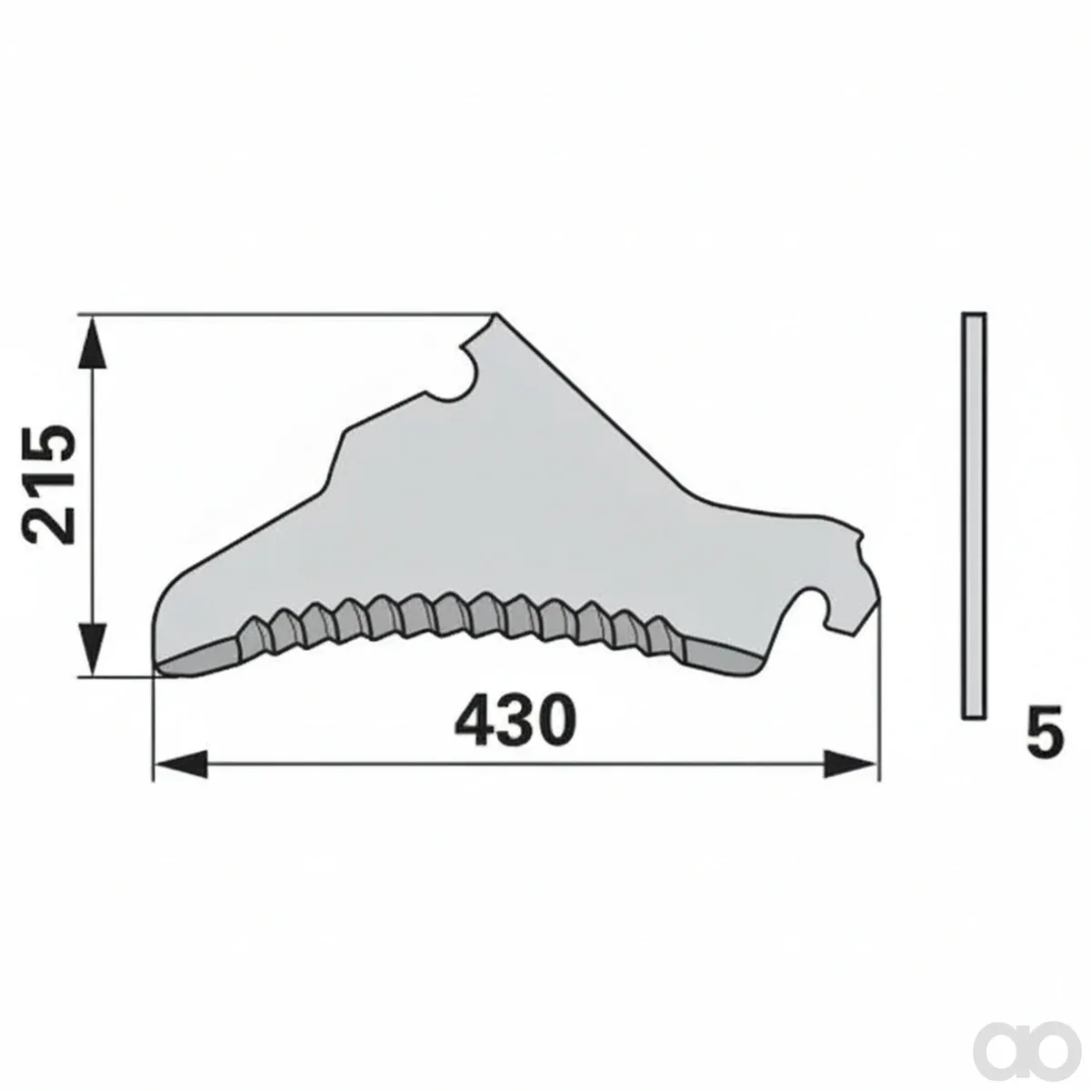 Prillinger - 00470636 - Ladewagenmesser Laserbesch. Anstelle