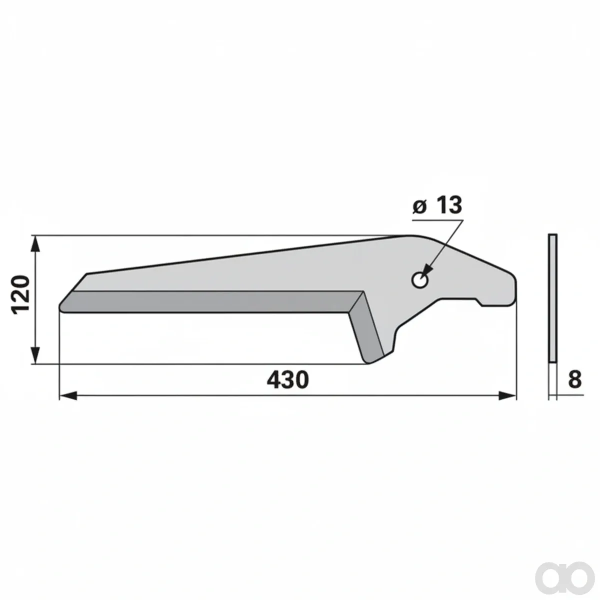 Prillinger - 00470680 - Ladewagenmesser Anstelle Von R