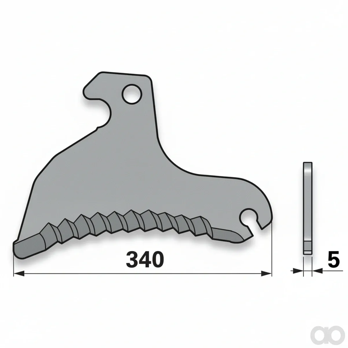 Prillinger - 00470754 - Ladewagenmesser Anstelle Von C