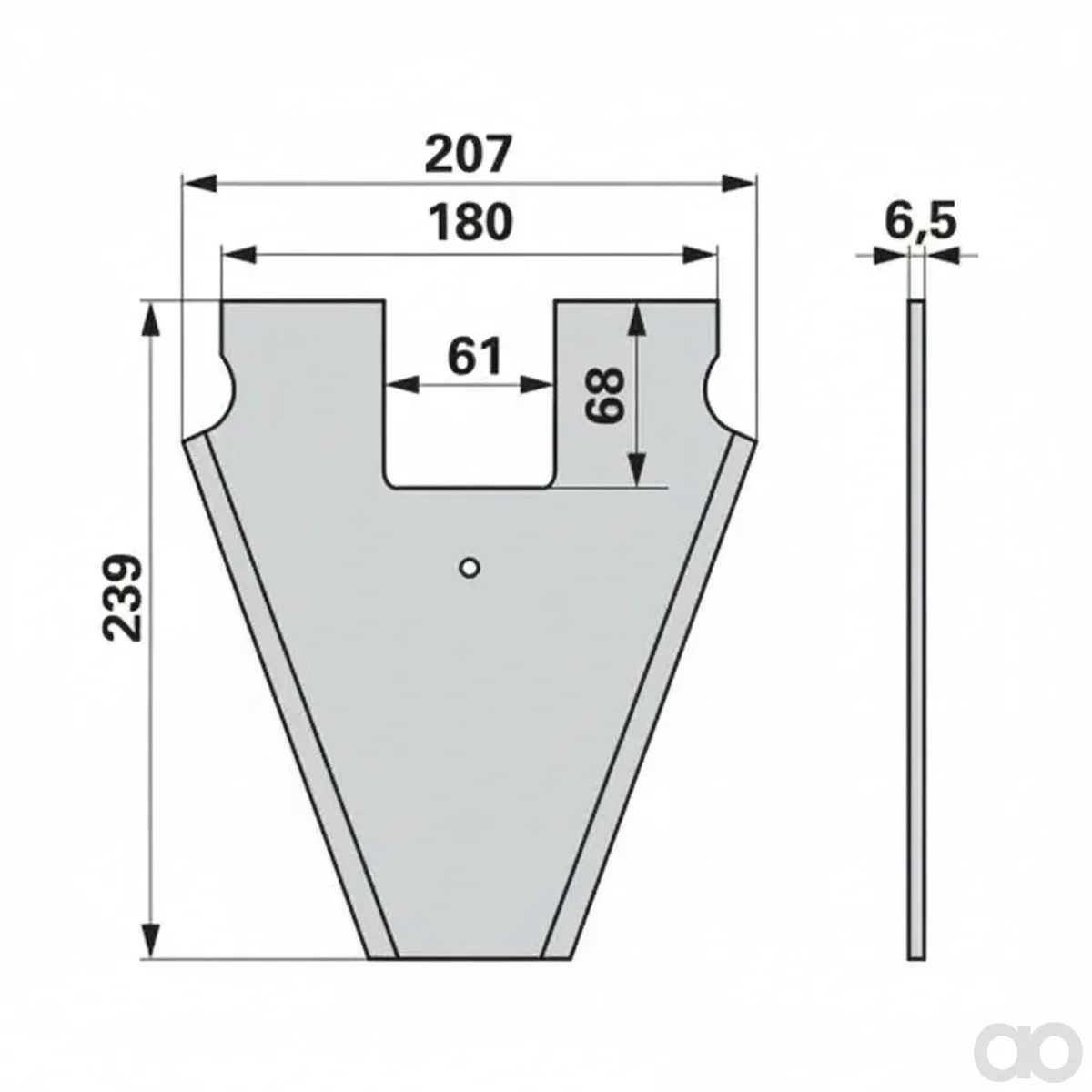 Prillinger - 00470935 - Ladewagenmesser Anstelle Von S