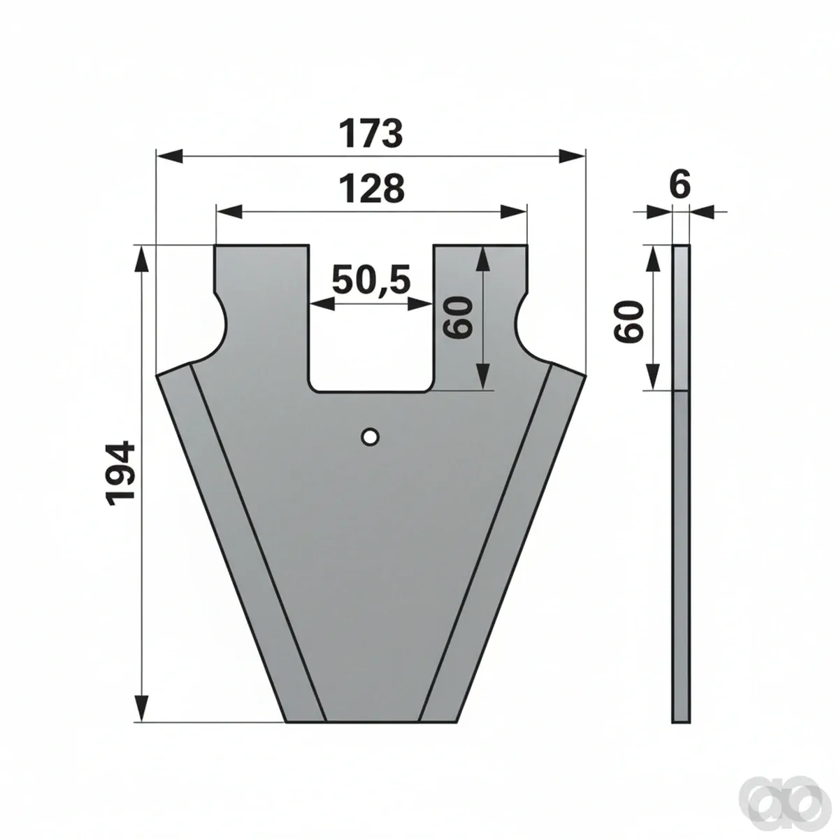 Prillinger - 00470936 - Ladewagenmesser Anstelle Von S