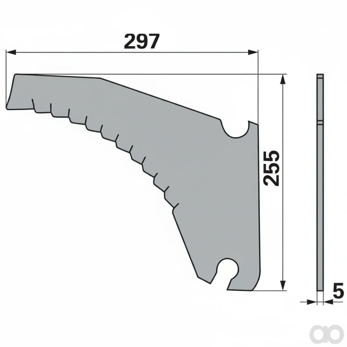 Prillinger - 00476582 - Ladewagenmesser Anstelle Von Steyr