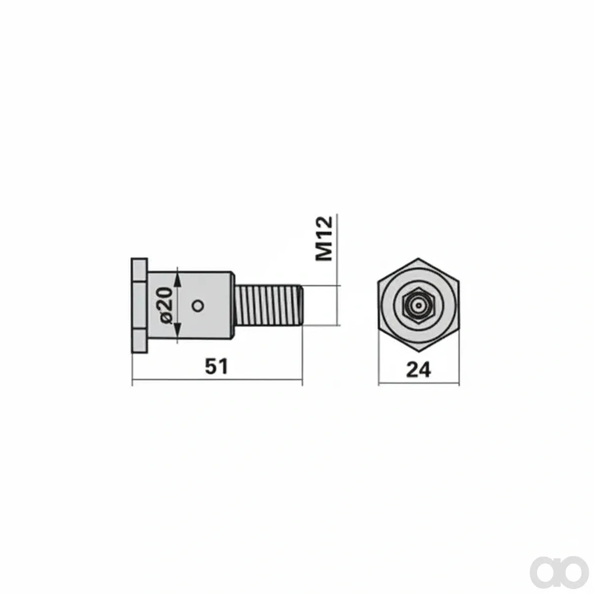Prillinger - 00478555 - Stufenbolzen Zu Laufrolle