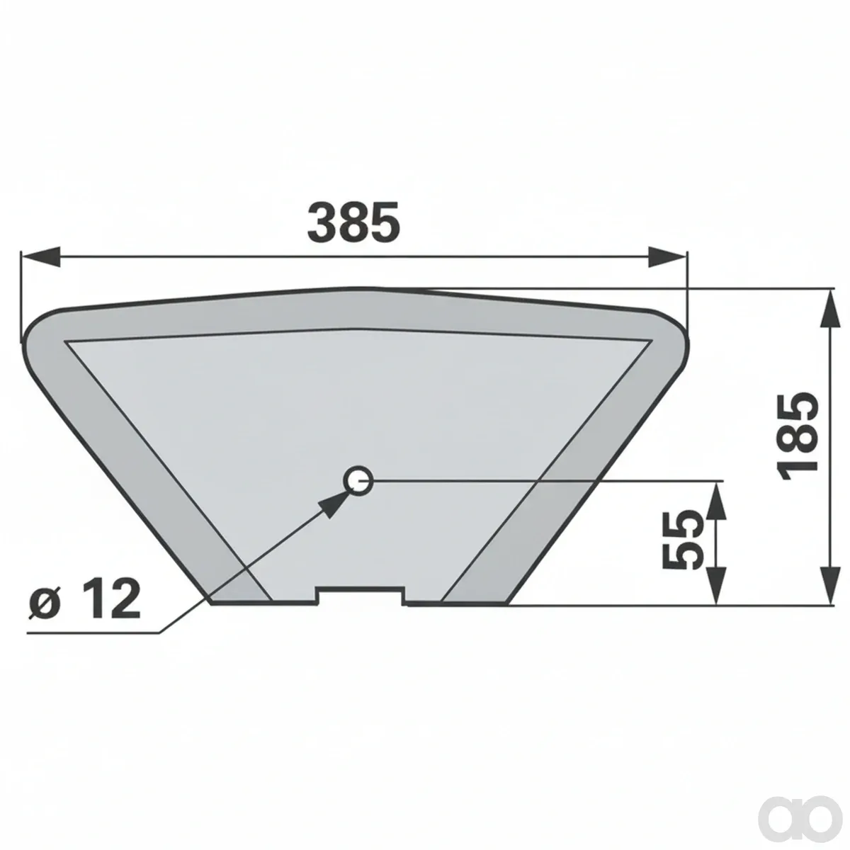 Prillinger - 00480470 - Spatenmesser fuer S150, S110