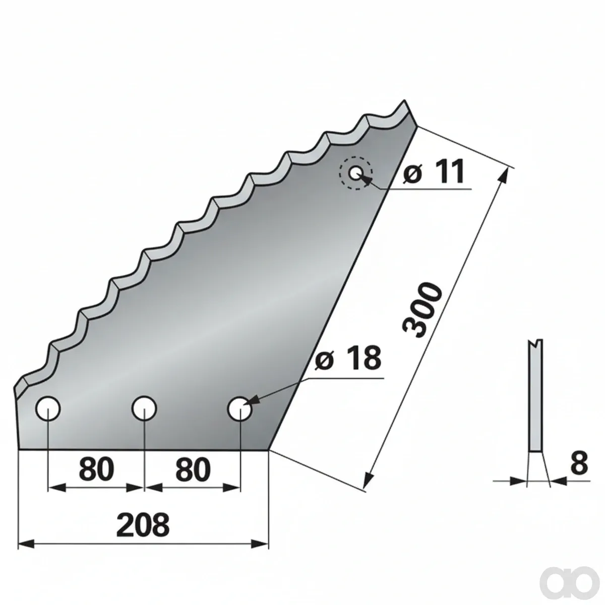 Prillinger - 00485313 - Mischwagenmesser Anstelle Von