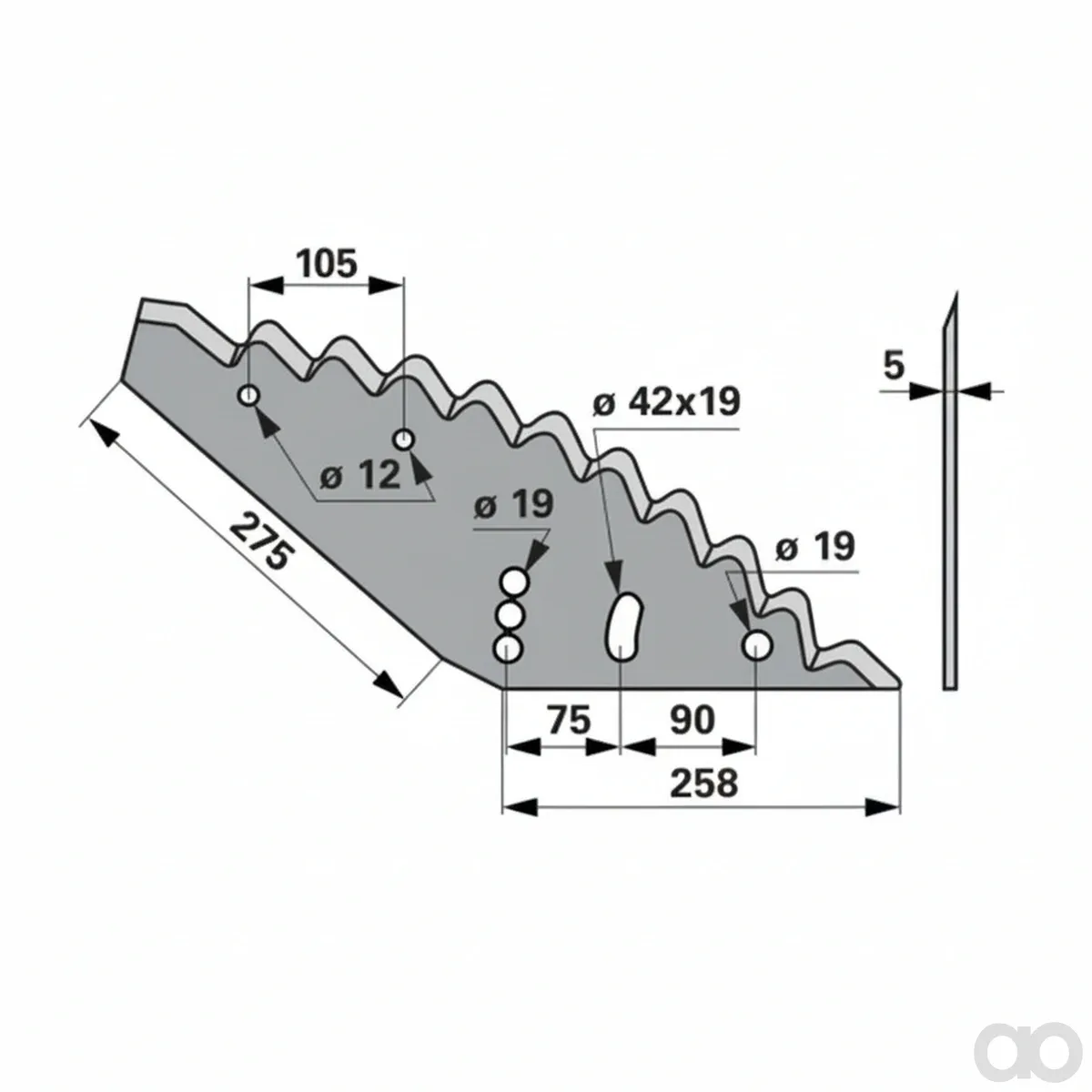Prillinger - 00485428 - Mischwagenmesser Anstelle Von