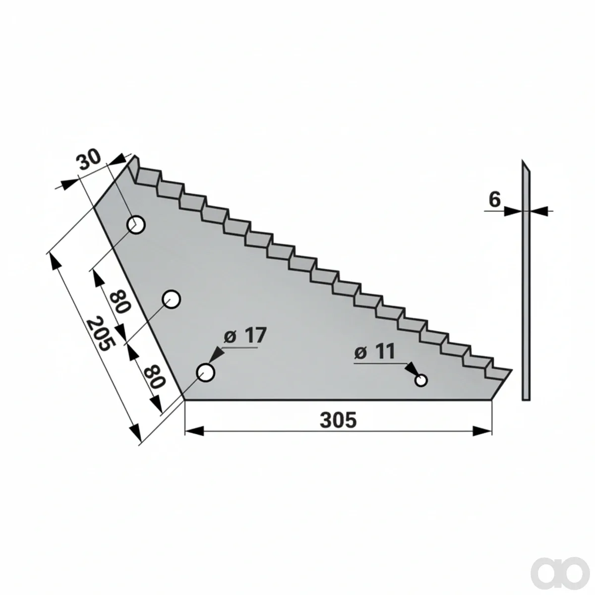 Prillinger - 00485432 - Mischwagenmesser Anstelle Von