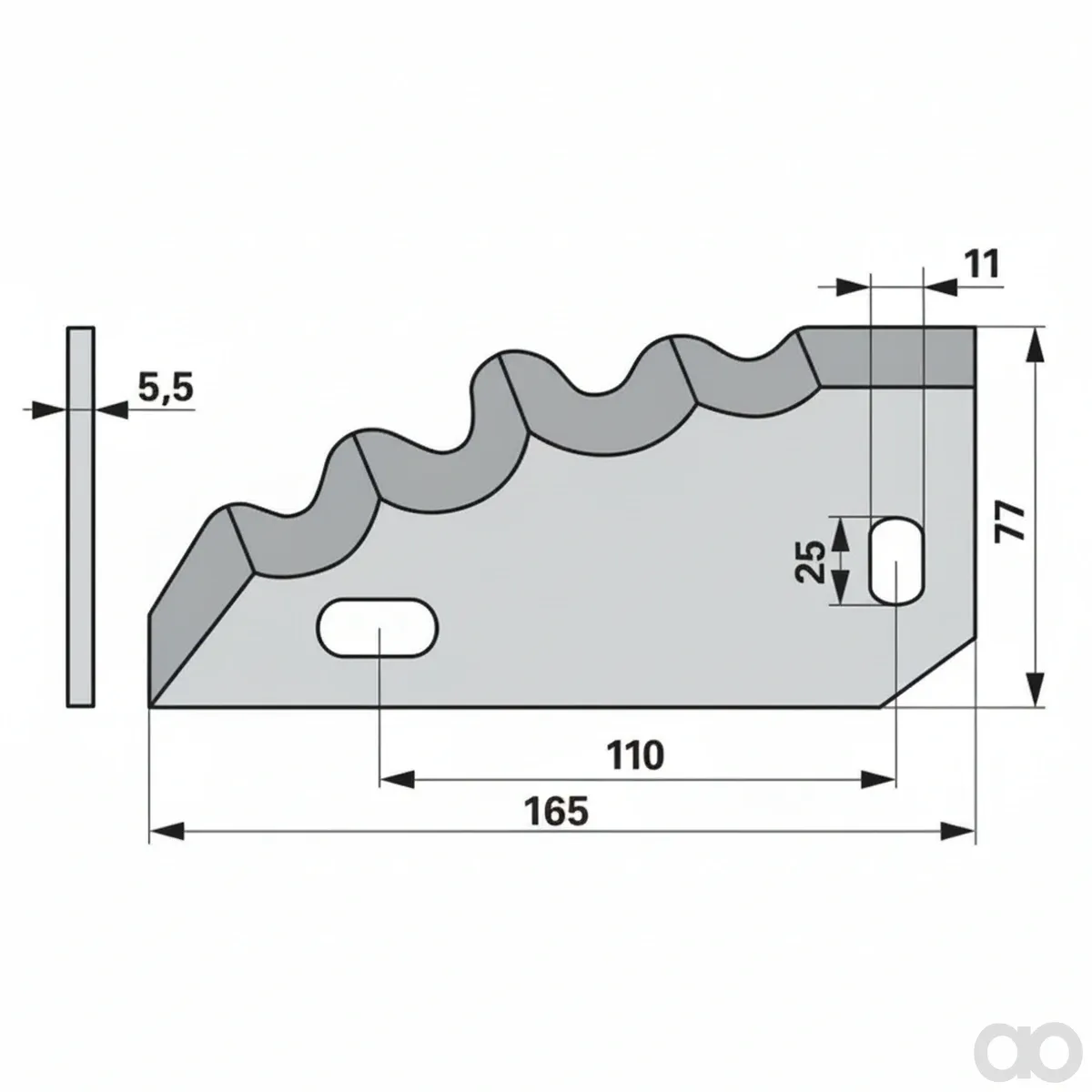 Prillinger - 00485434 - Mischwagenmesser Stangen