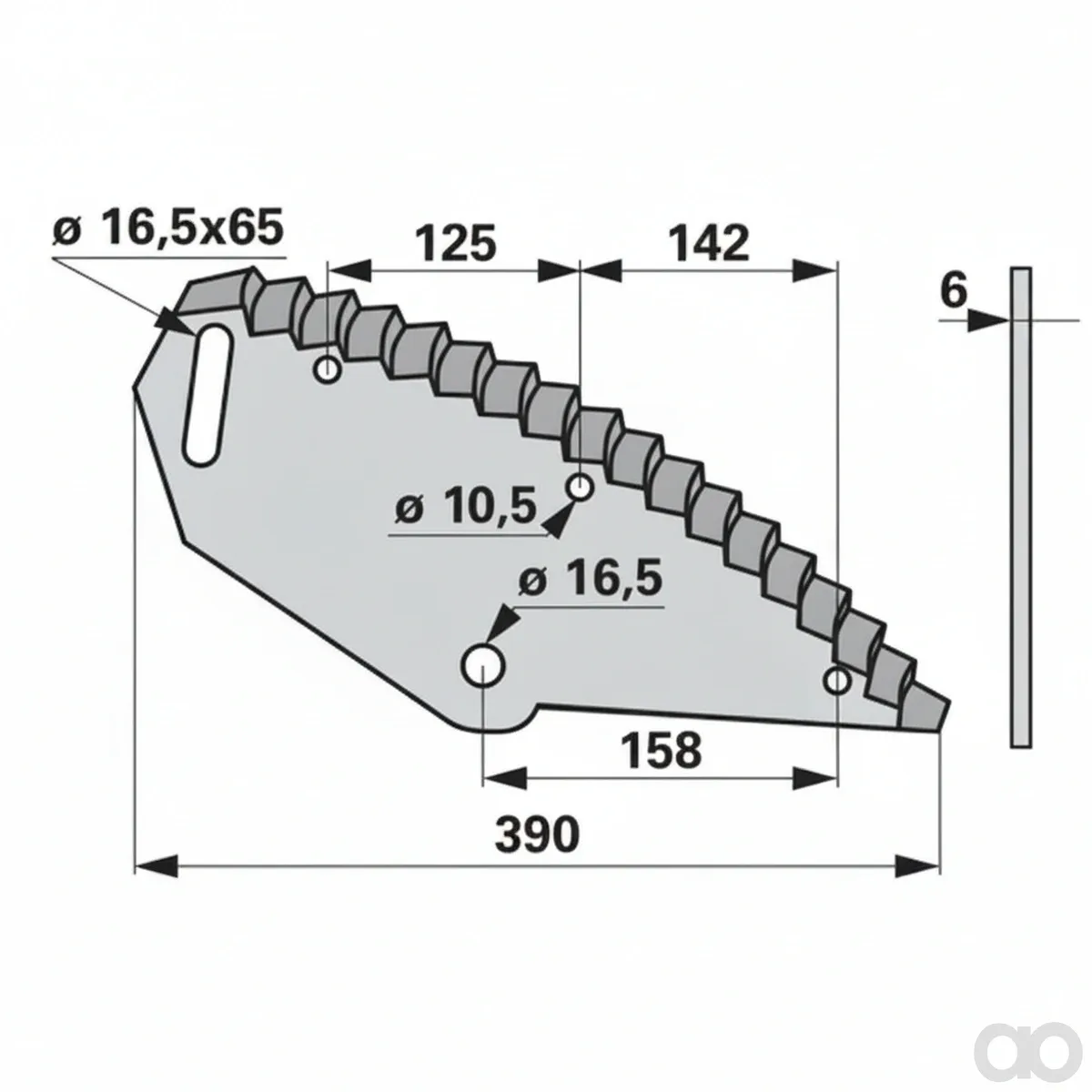Prillinger - 00485450 - Mischwagenmesser Anstelle Von