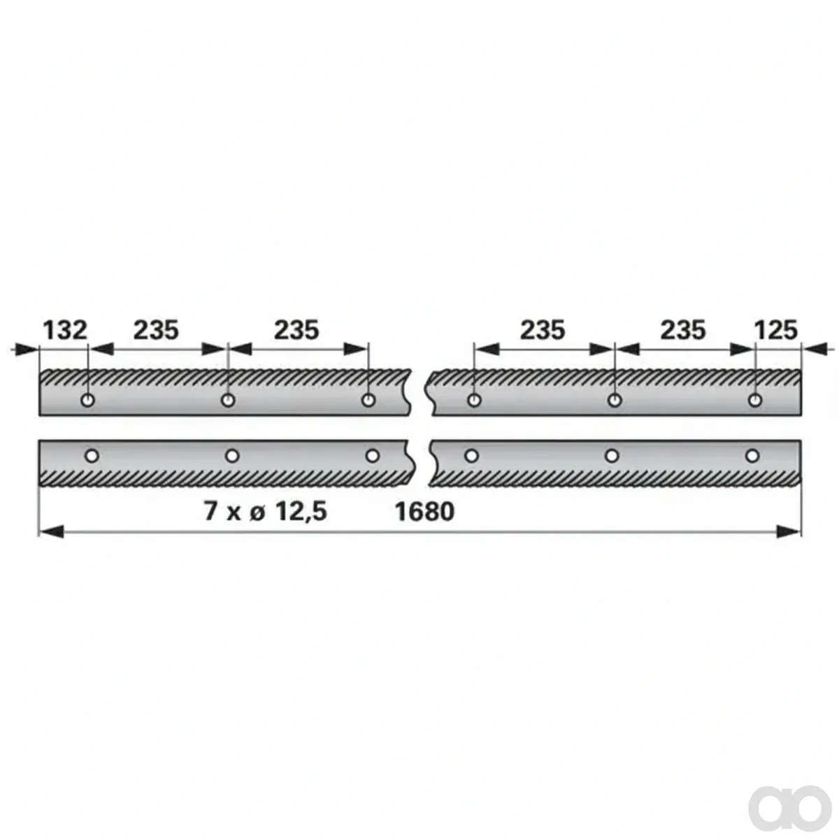 Prillinger - 00501033 - Schlagleistenpaar Rechts Anstelle