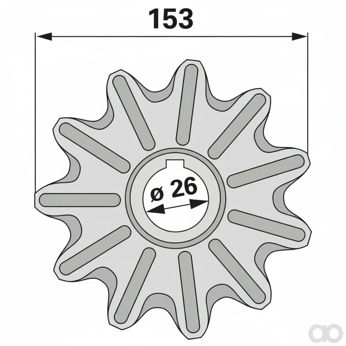Prillinger - 00501835 - Kettenrad Anstelle Von Claas 7