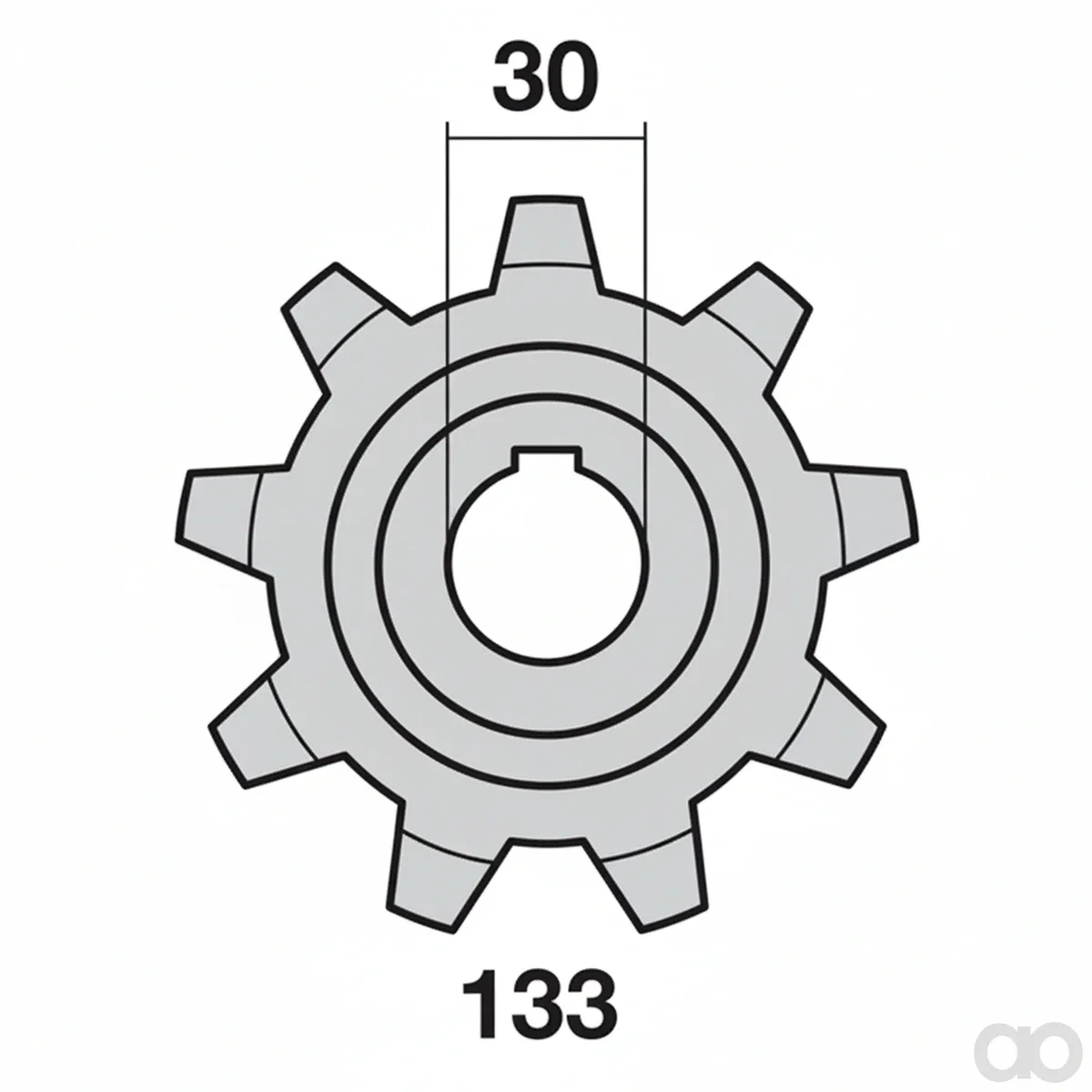 Prillinger - 00504752 - Kettenrad Anstelle von New Holland