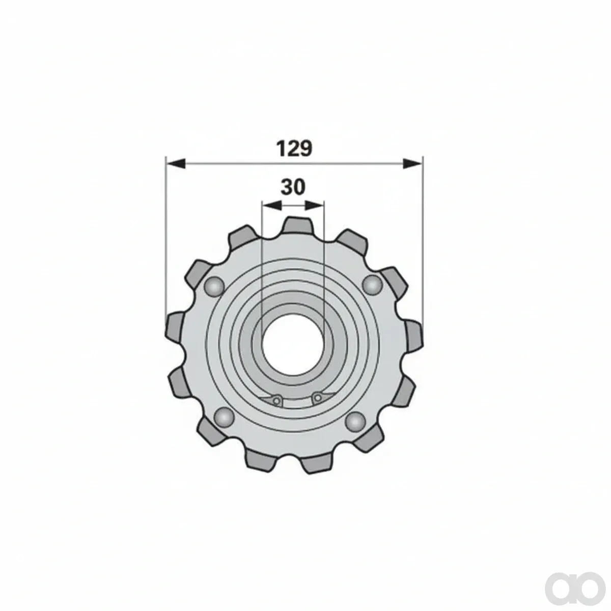 Prillinger - 00505061 - Kettenrad Anstelle von Geringhoff