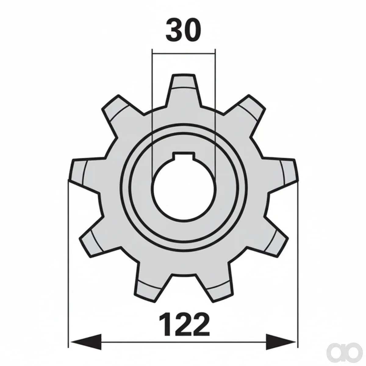 Prillinger - 00508059 - Kettenrad Anstelle von Deutz Fahr