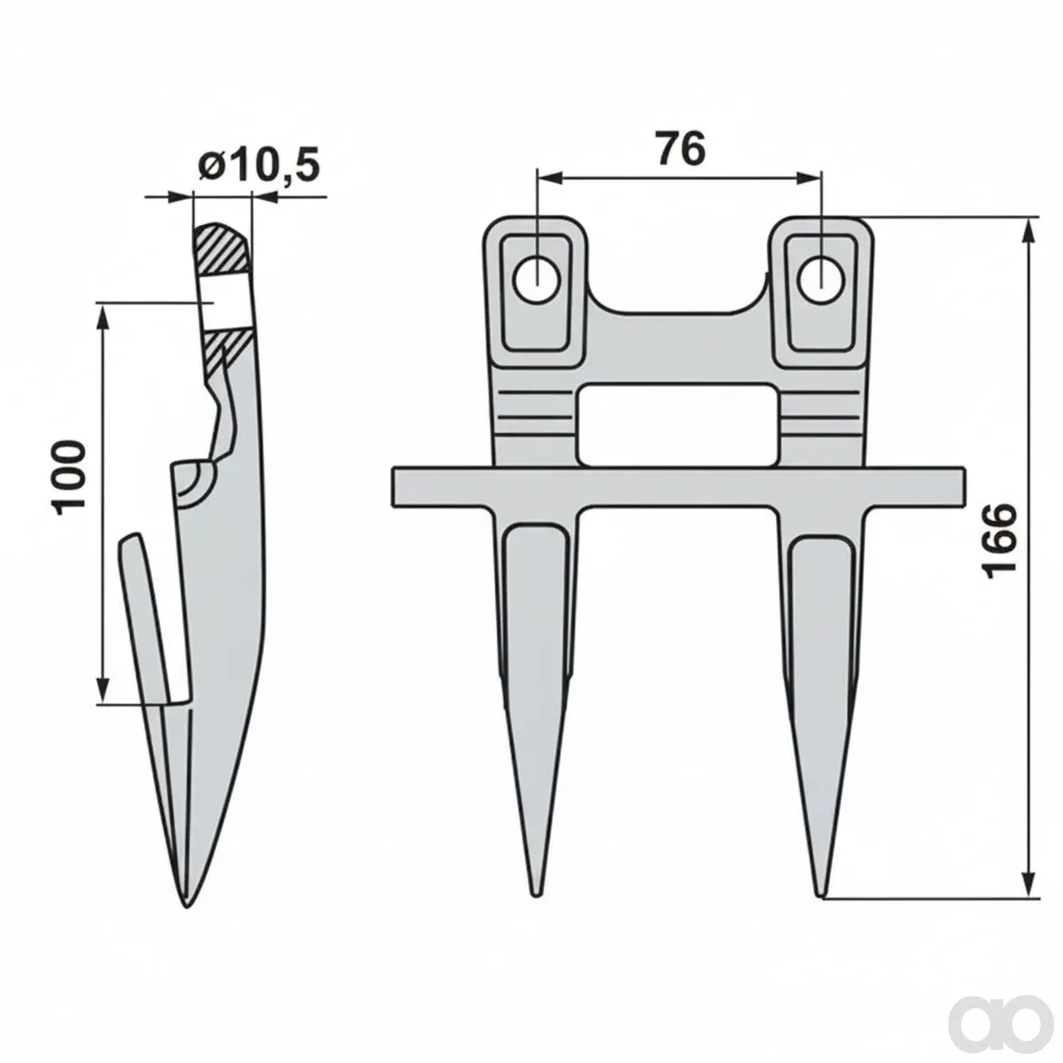Prillinger - 00508140 - Doppelfinger Anstelle Von Deutz Fahr