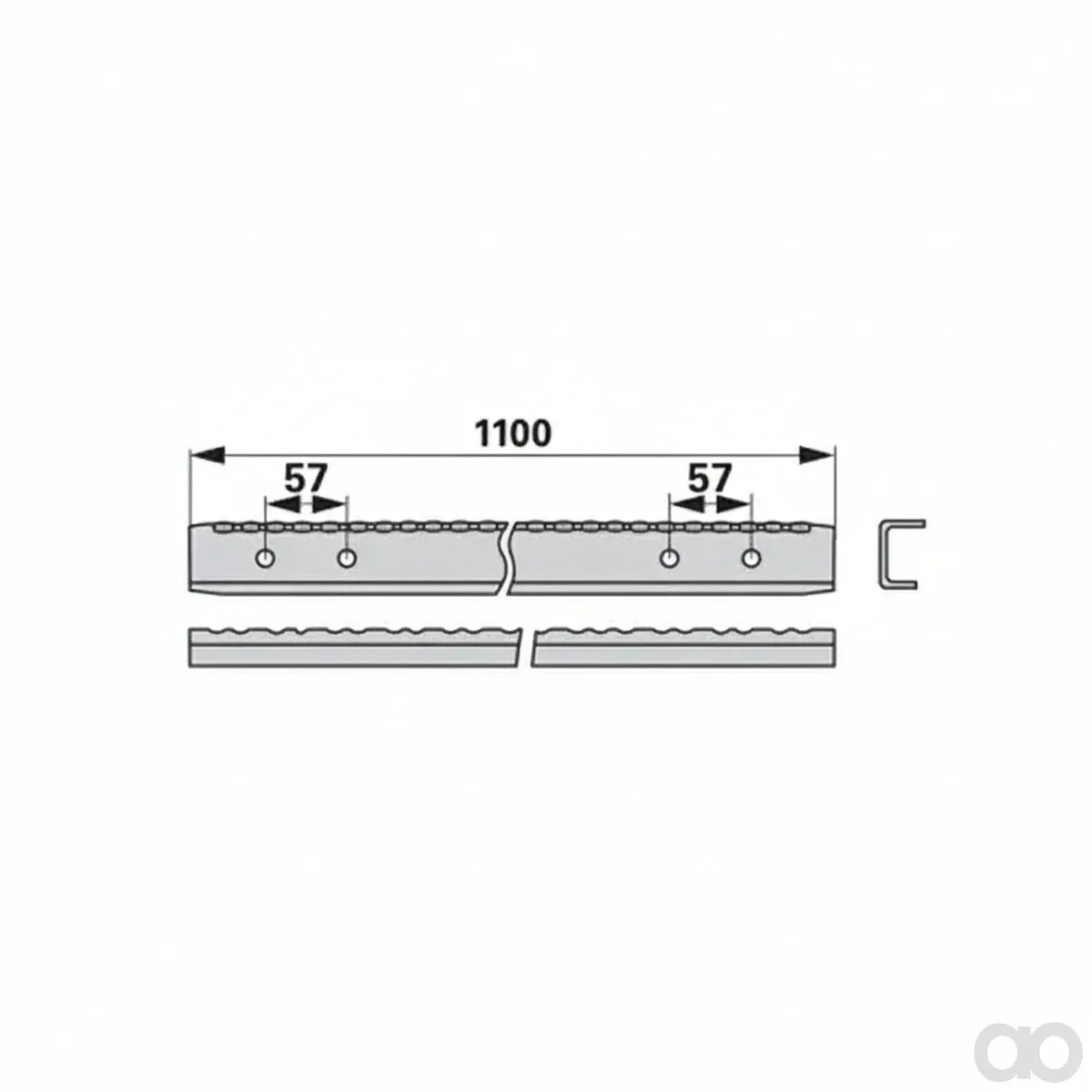 Prillinger - 00510283 - Einzugsleiste Anstelle Von Case
