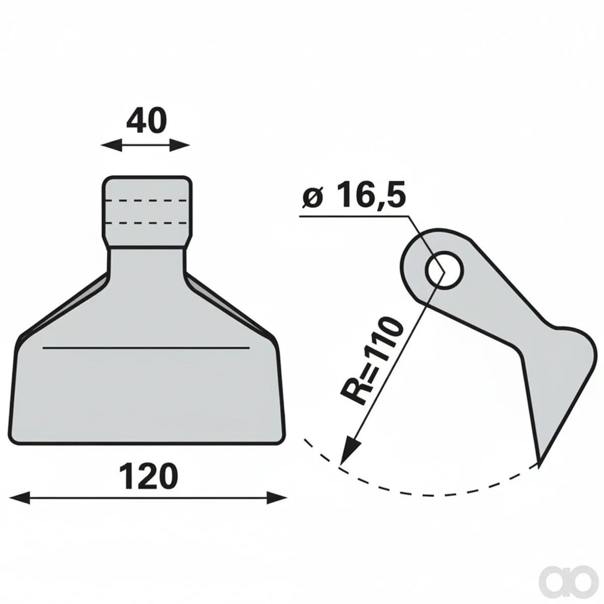 Prillinger - 00530035 - Schlaghammer Anstelle Von Massey Ferguson