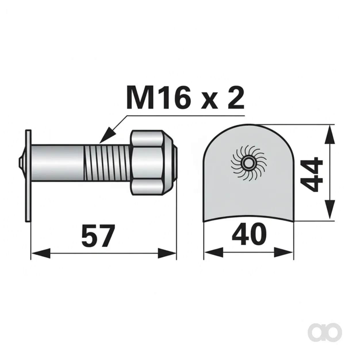 Prillinger - 00530508 - Messerschraube Anstelle Von Hu