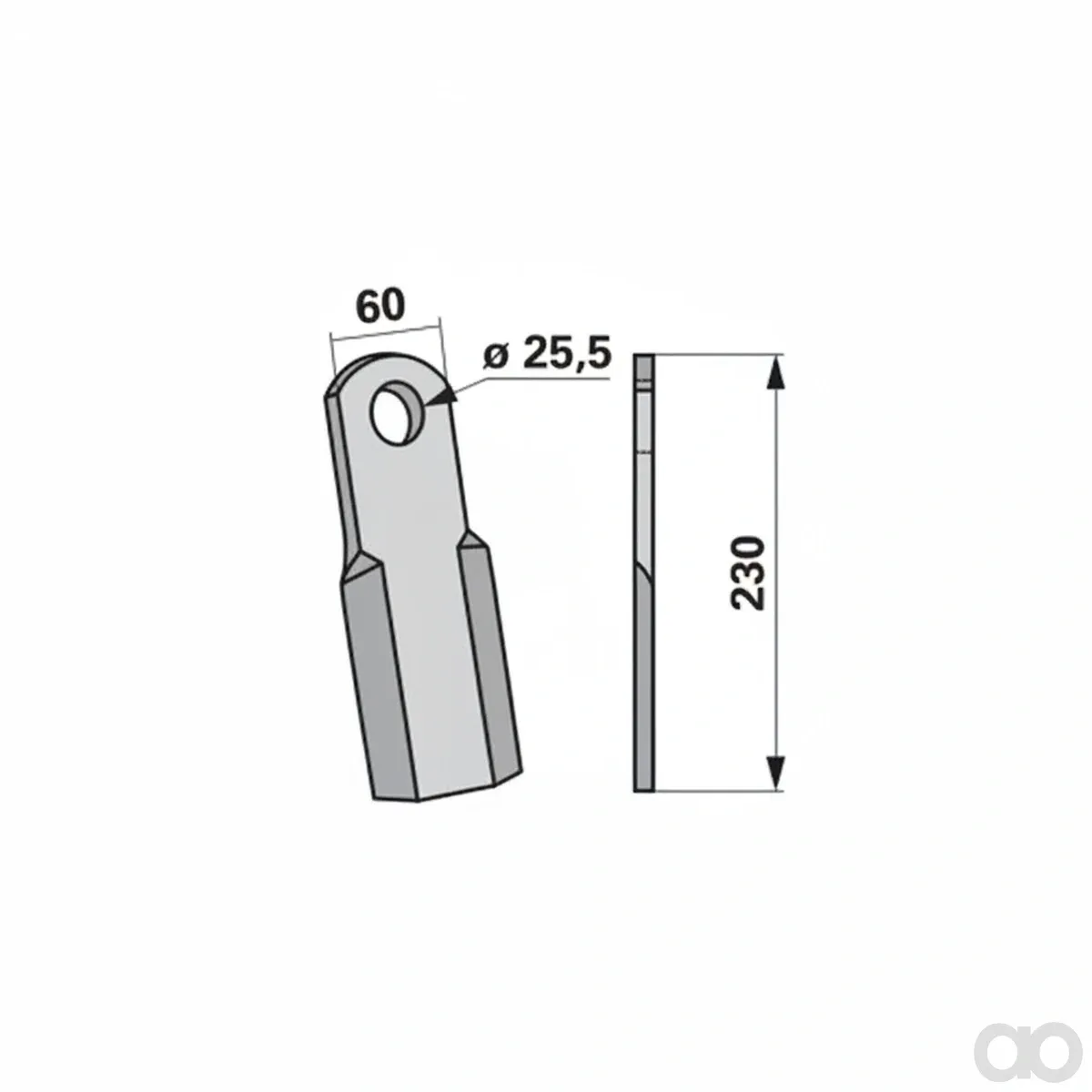 Prillinger - 00530638 - Schlegelmesser Anstelle Von 60