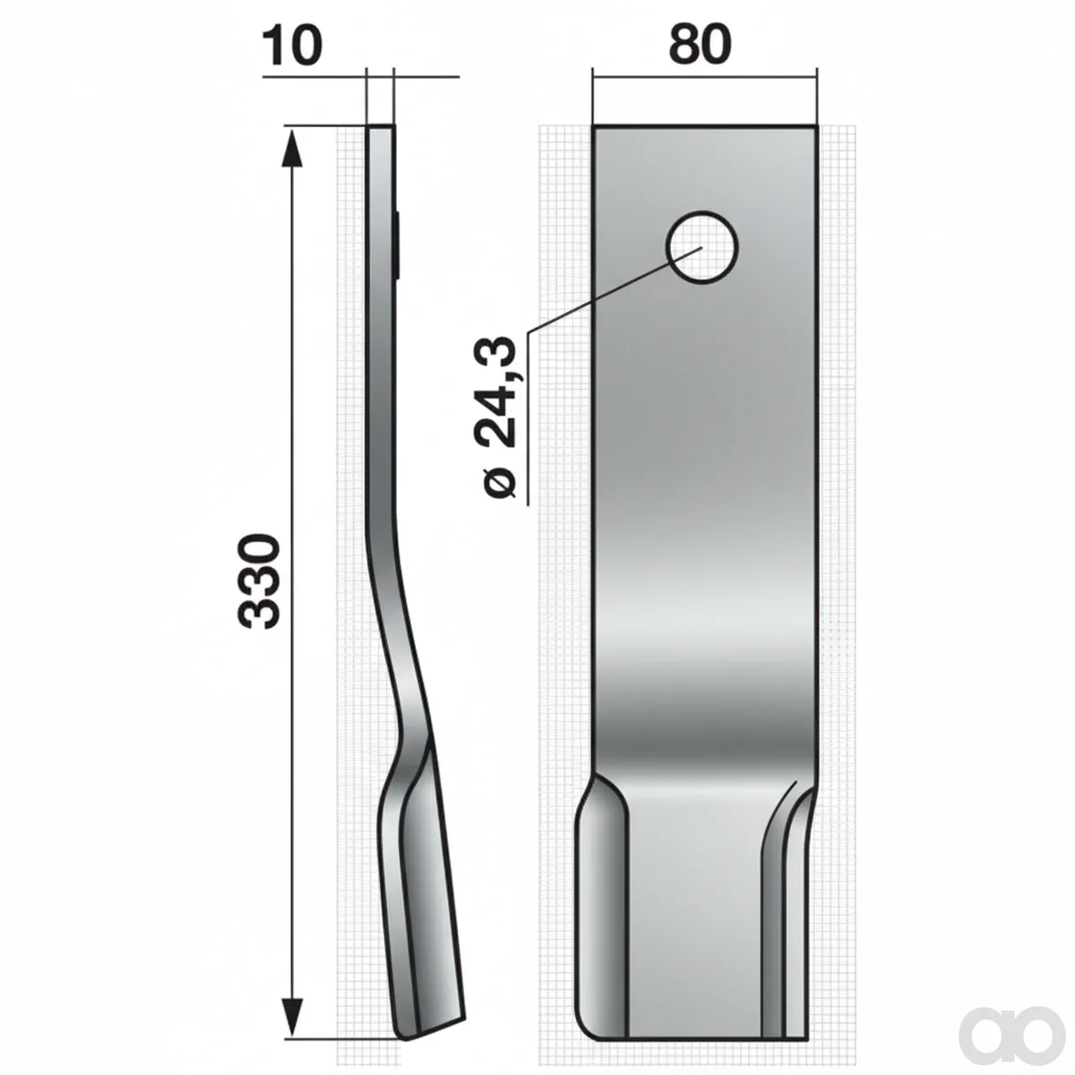 Prillinger - 00530701 - Schlegelmesser Stangen Anstelle