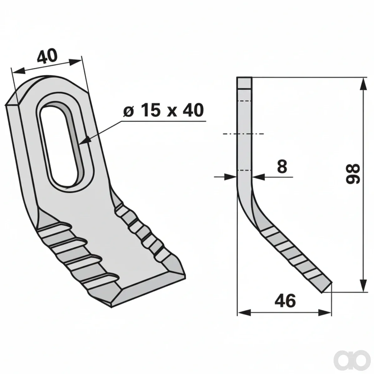 Prillinger - 00531288 - Y-Messer Anstelle Von Sma Sm40