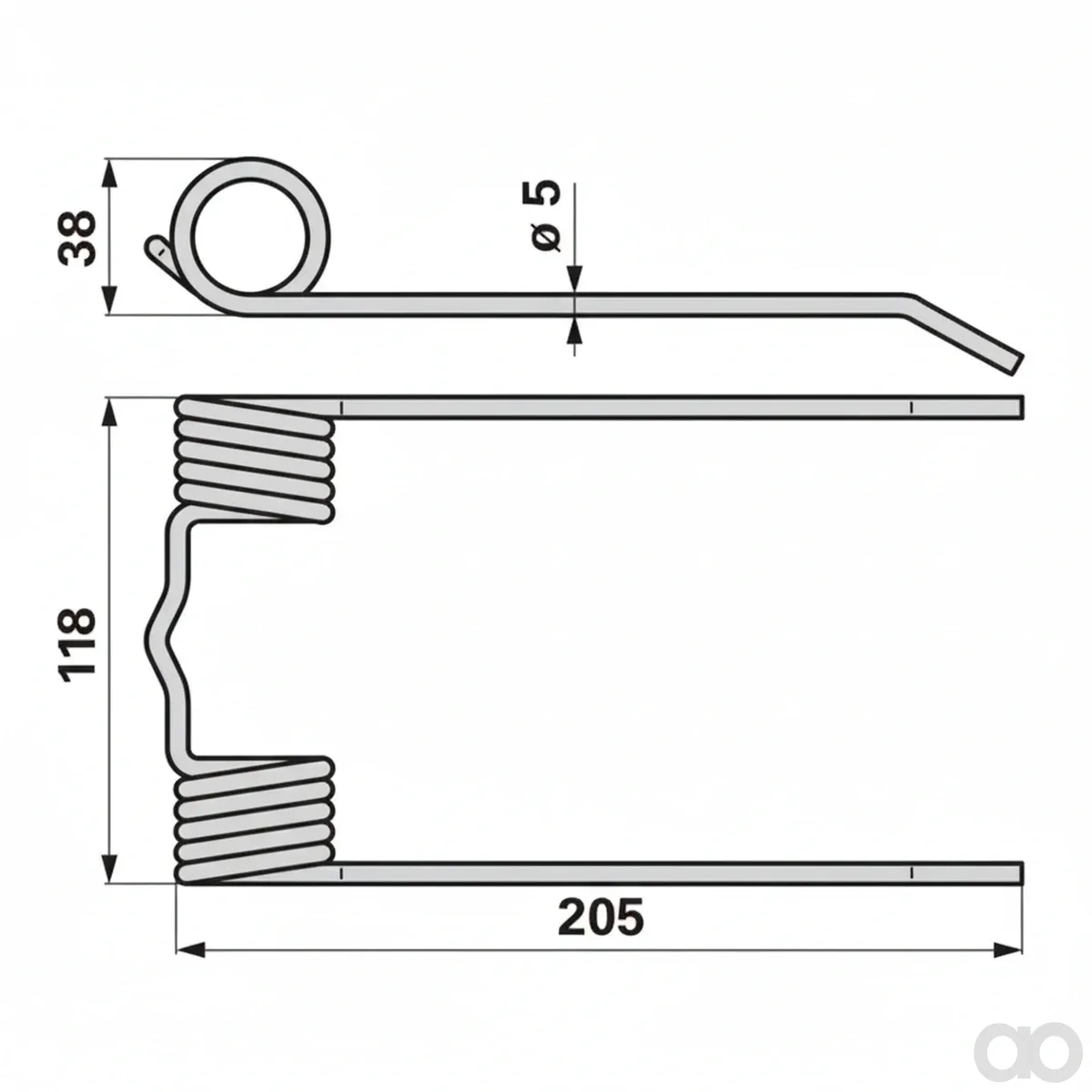 Prillinger - 00540120 - Pick Up Zinke Anstelle Von Bam