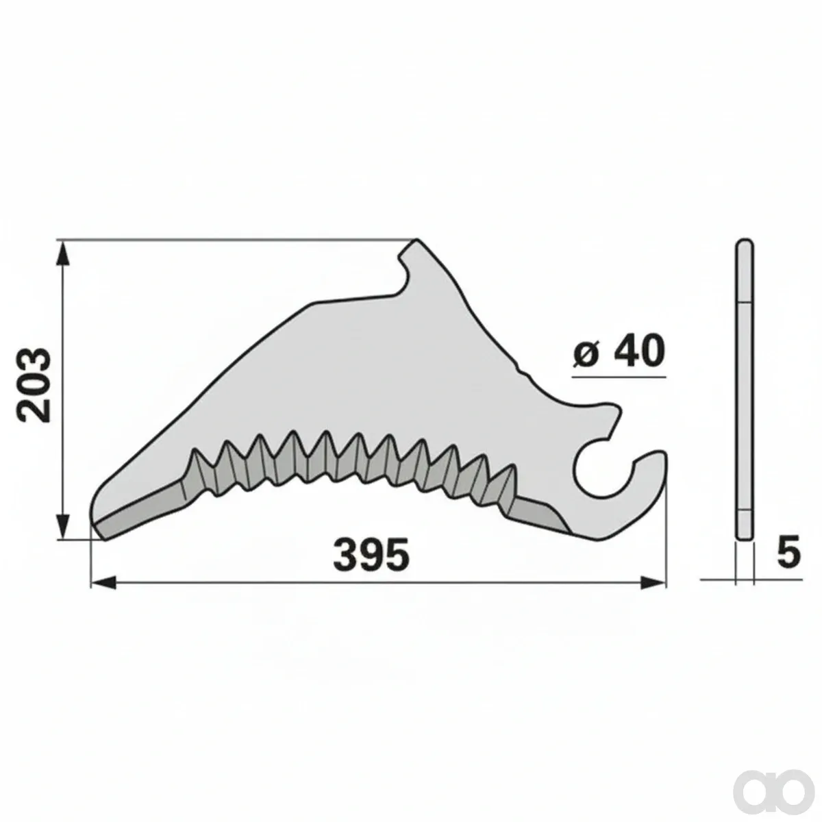 Prillinger - 00542105 - Pressenmesser Anstelle Von Claas