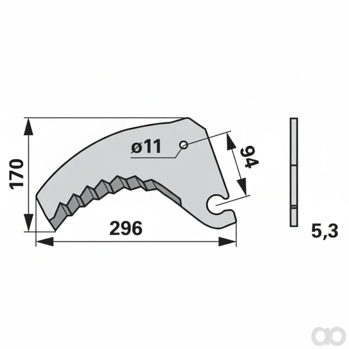 Prillinger - 00543055 - Pressenmesser Anstelle Von Casalis