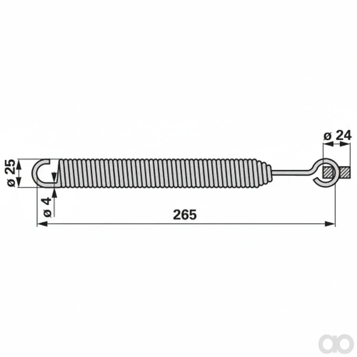 Prillinger - 00543213 - Zugfeder Anstelle Von Deutz Fahr
