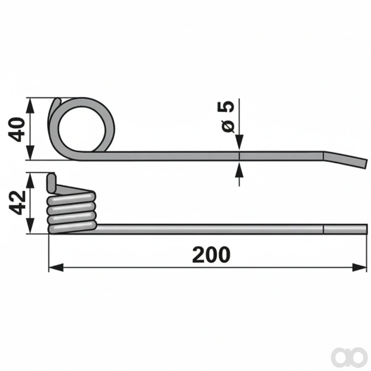 Prillinger - 00543402 - Pick-Up Zinke Anstelle Von Claas