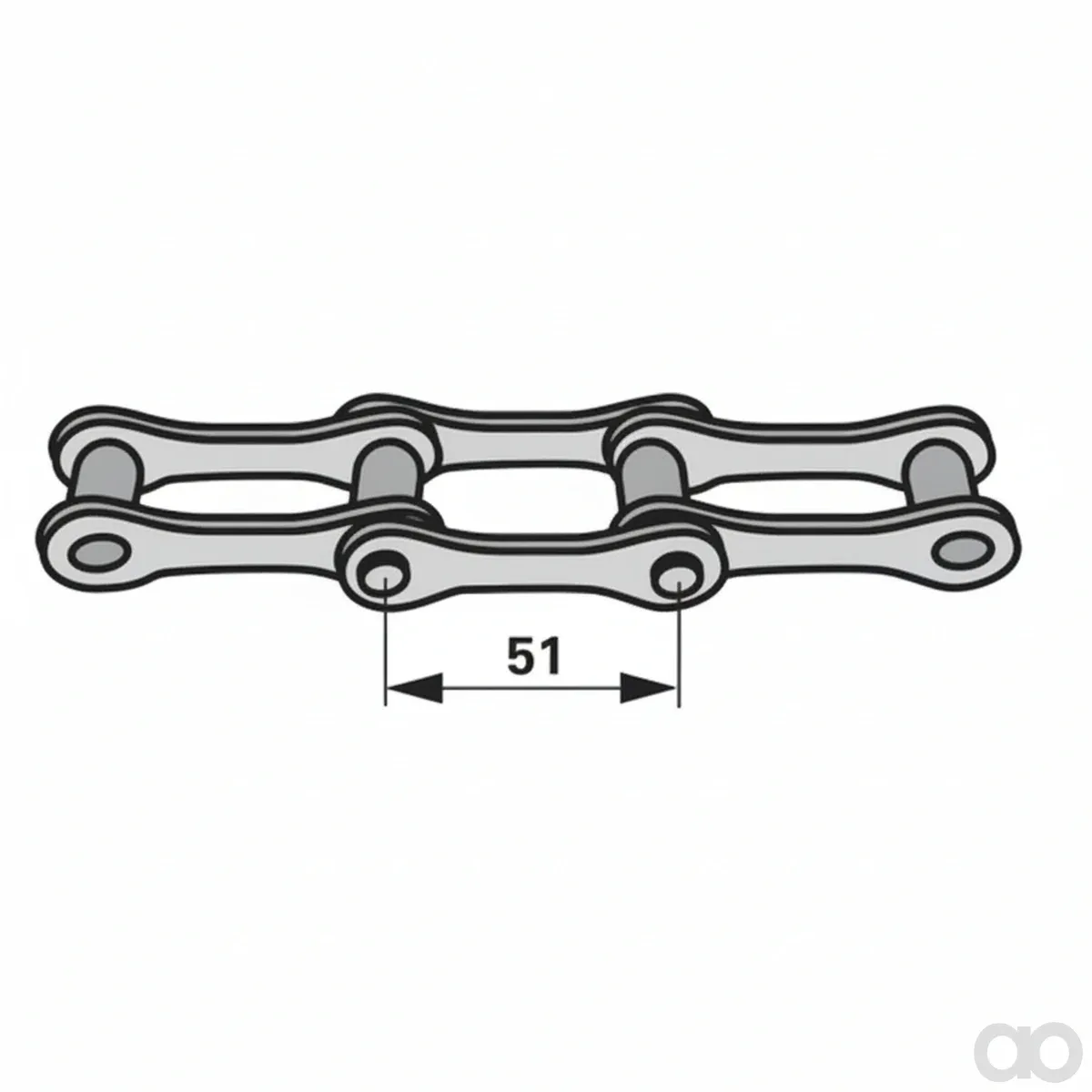 Prillinger - 00544522 - Langgliederrollenkette Anstelle