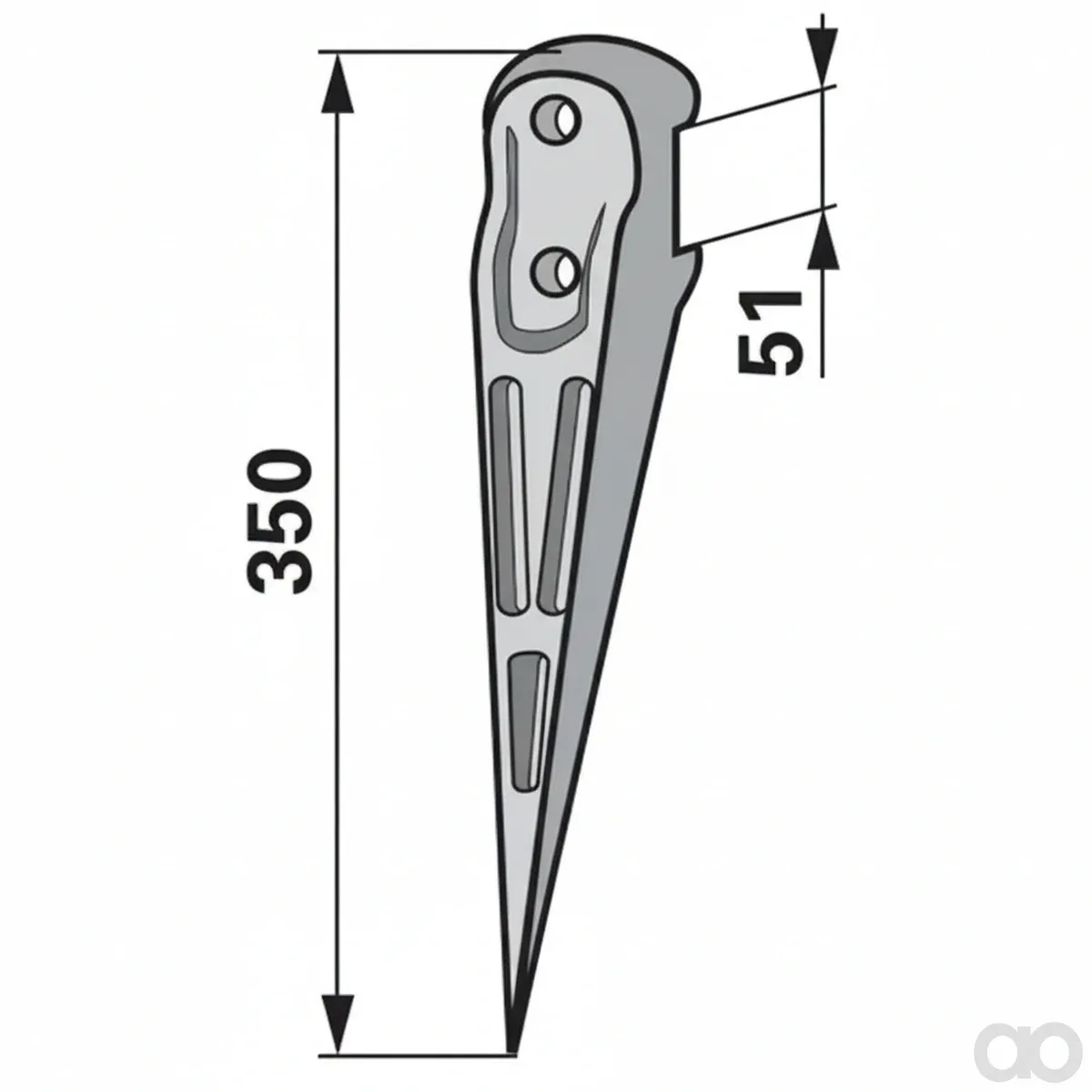 Prillinger - 00545170 - Gabel Stangen Alu Anstelle Von N