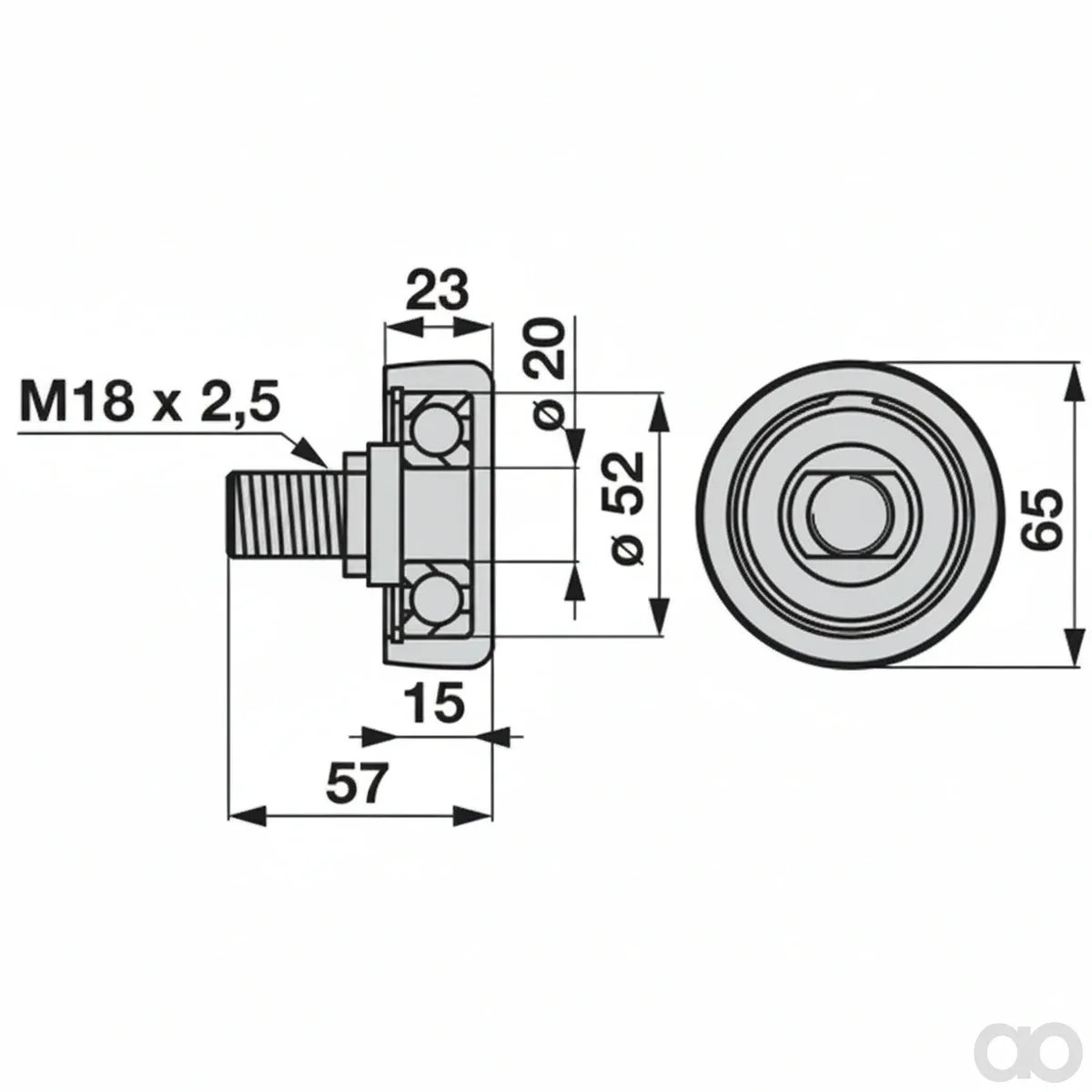 Prillinger - 00547168 - Kolbenrolle Anstelle von Welge