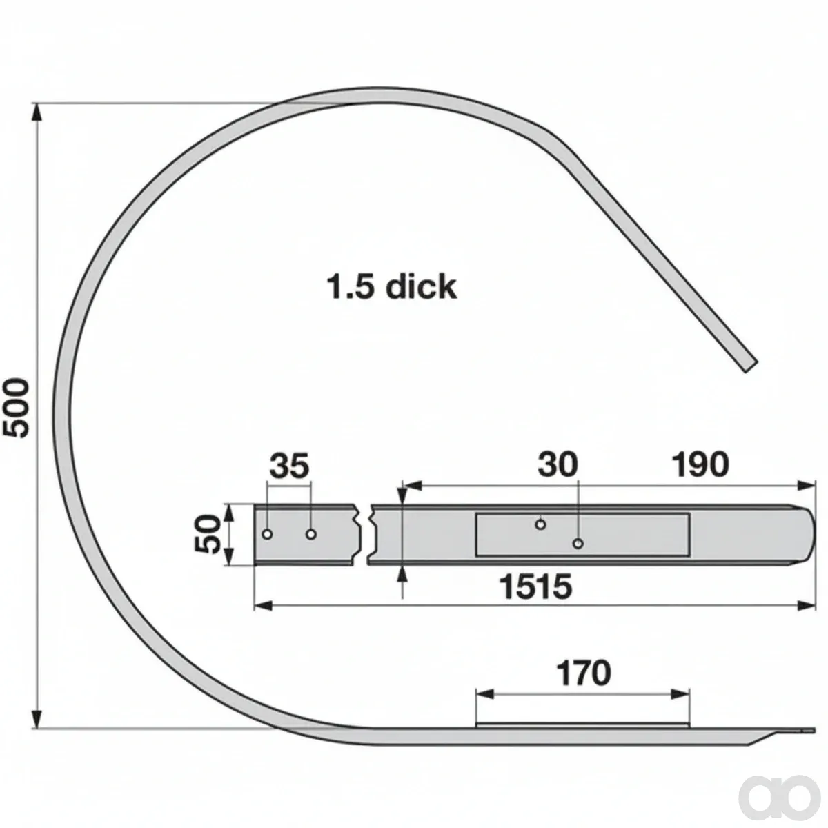 Prillinger - 00547171 - Abstreifer Anstelle von Welger