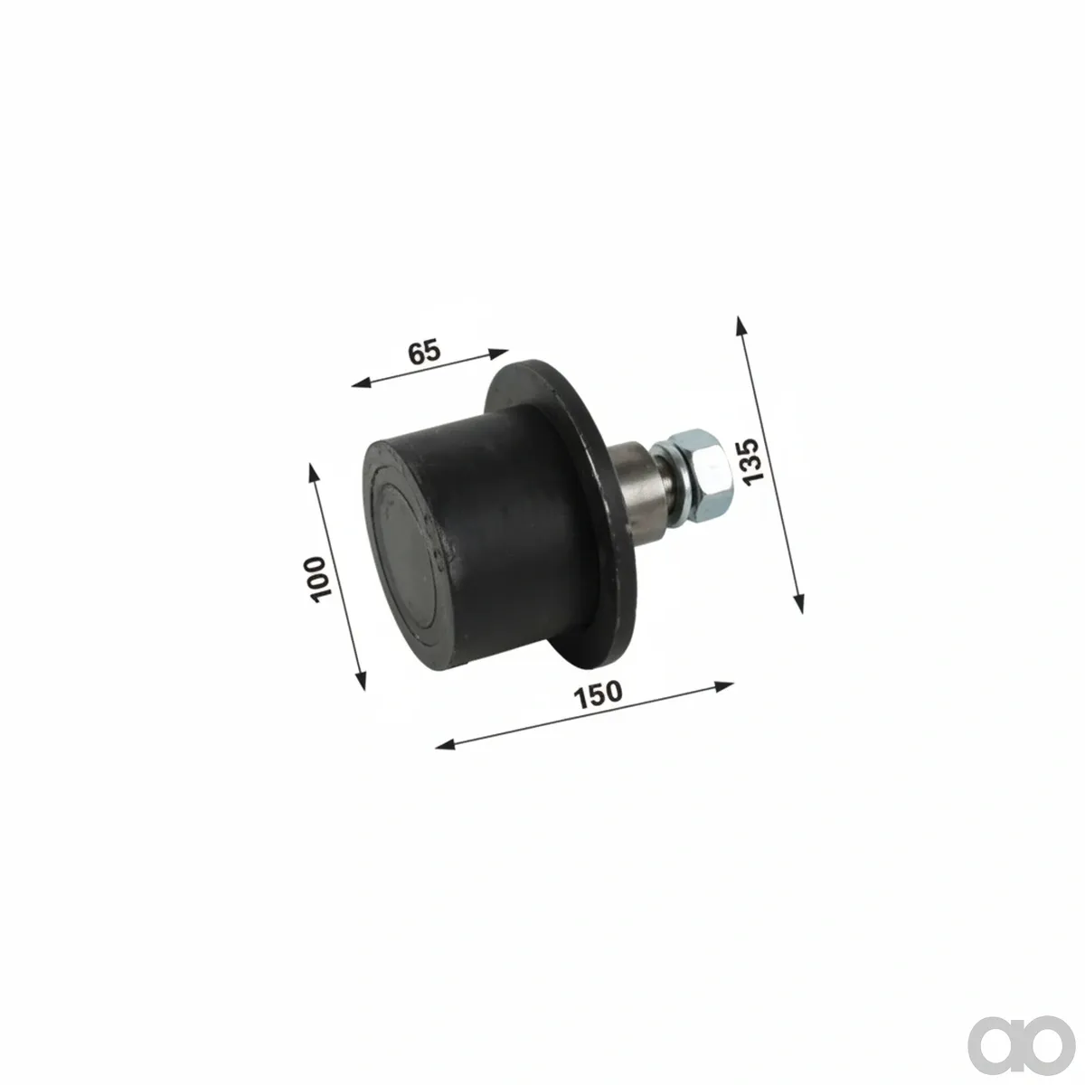 Prillinger - 00553572 - Umlenkrolle Gummiert Anstelle
