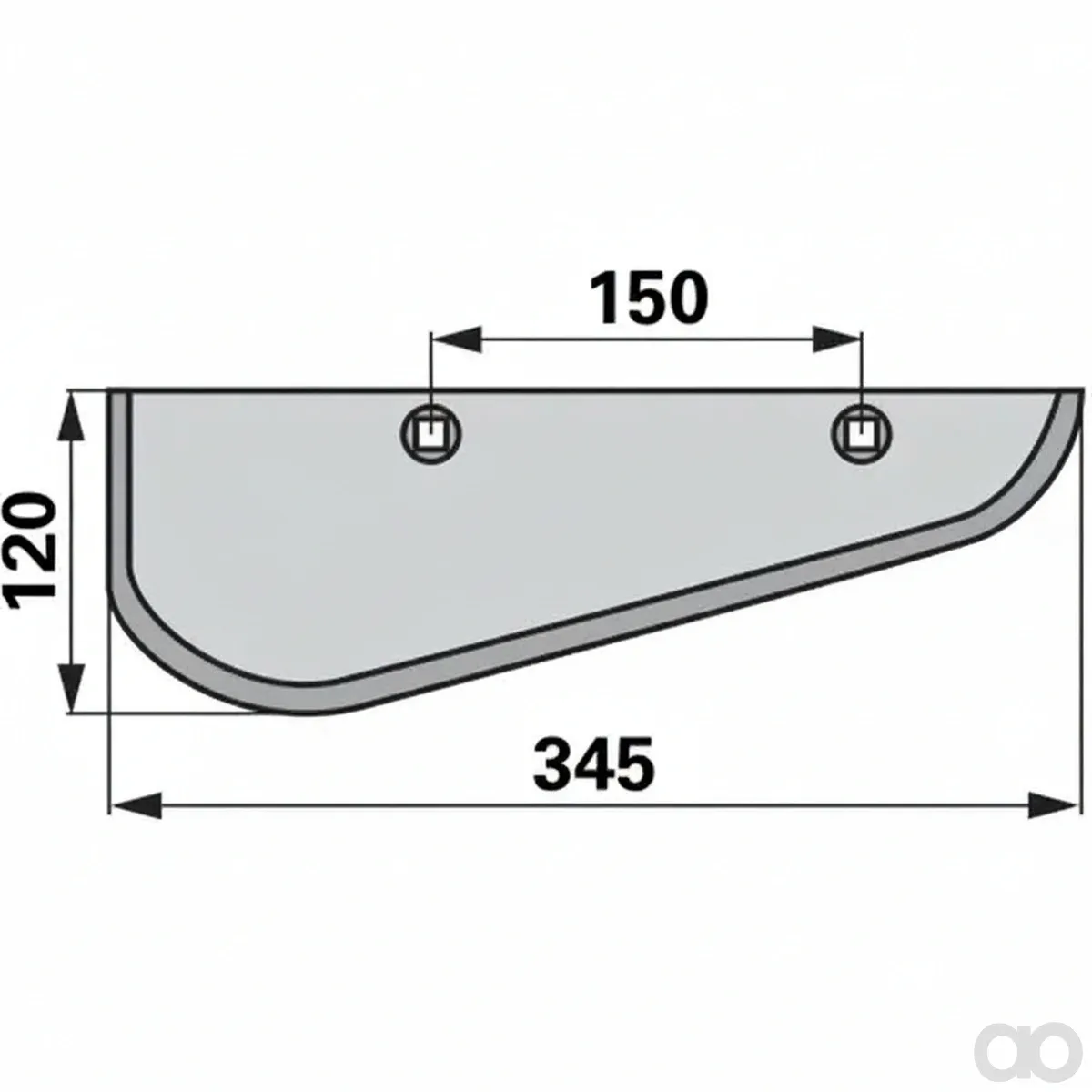 Prillinger - 00563101 - Roderschare Stangen Anstelle von