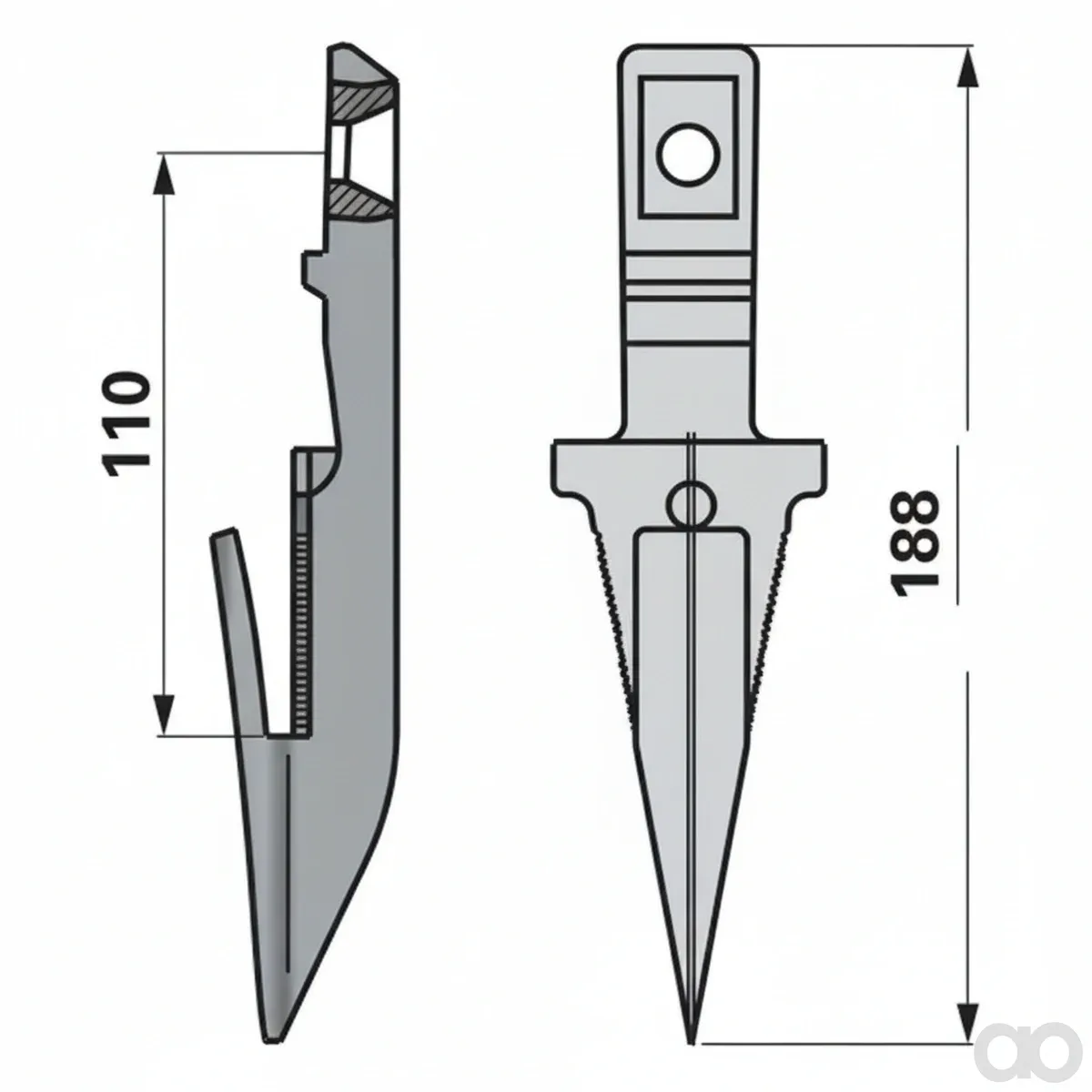 Prillinger - 00603185 - Einzelfinger Schmale Lappen An
