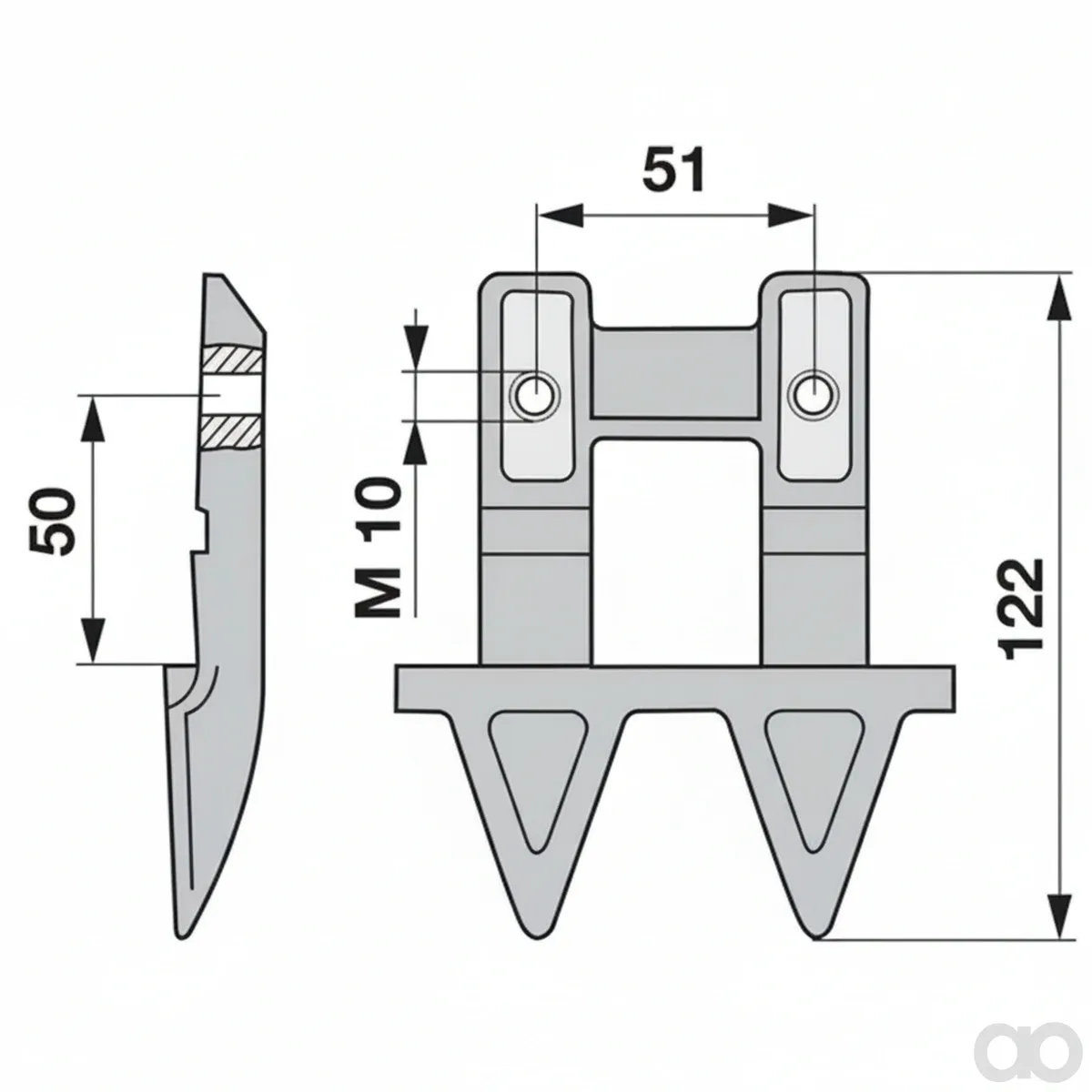 Prillinger - 00604120 - Doppelmulchfinger Anstelle von