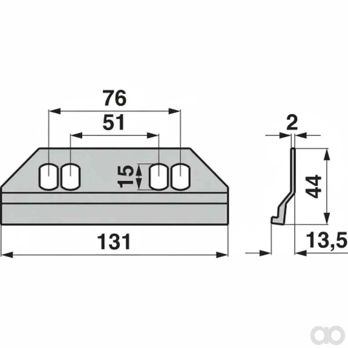 Prillinger - 00613125 - Reibungsplatte Aebi 100.6188