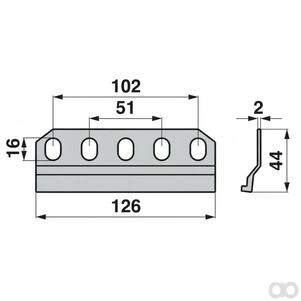 Prillinger - 00613127 - Reibungsplatte Aebi Am23324/1